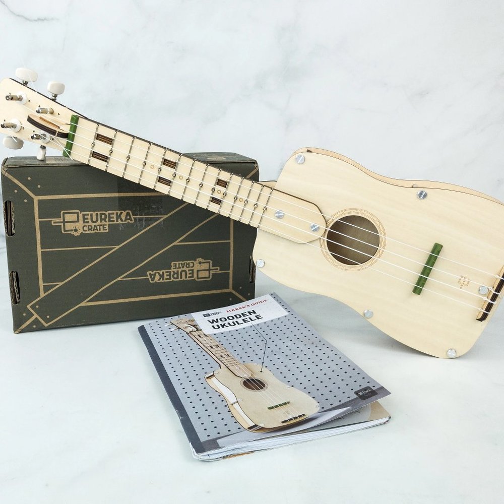 Kiwi Co Eureka Crate: Build Your own Wooden Ukulele